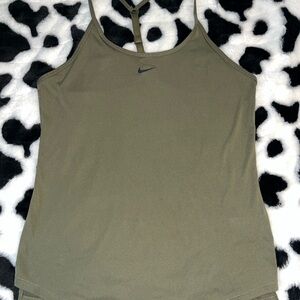 Nike Dri-Fit Olive Green Tank